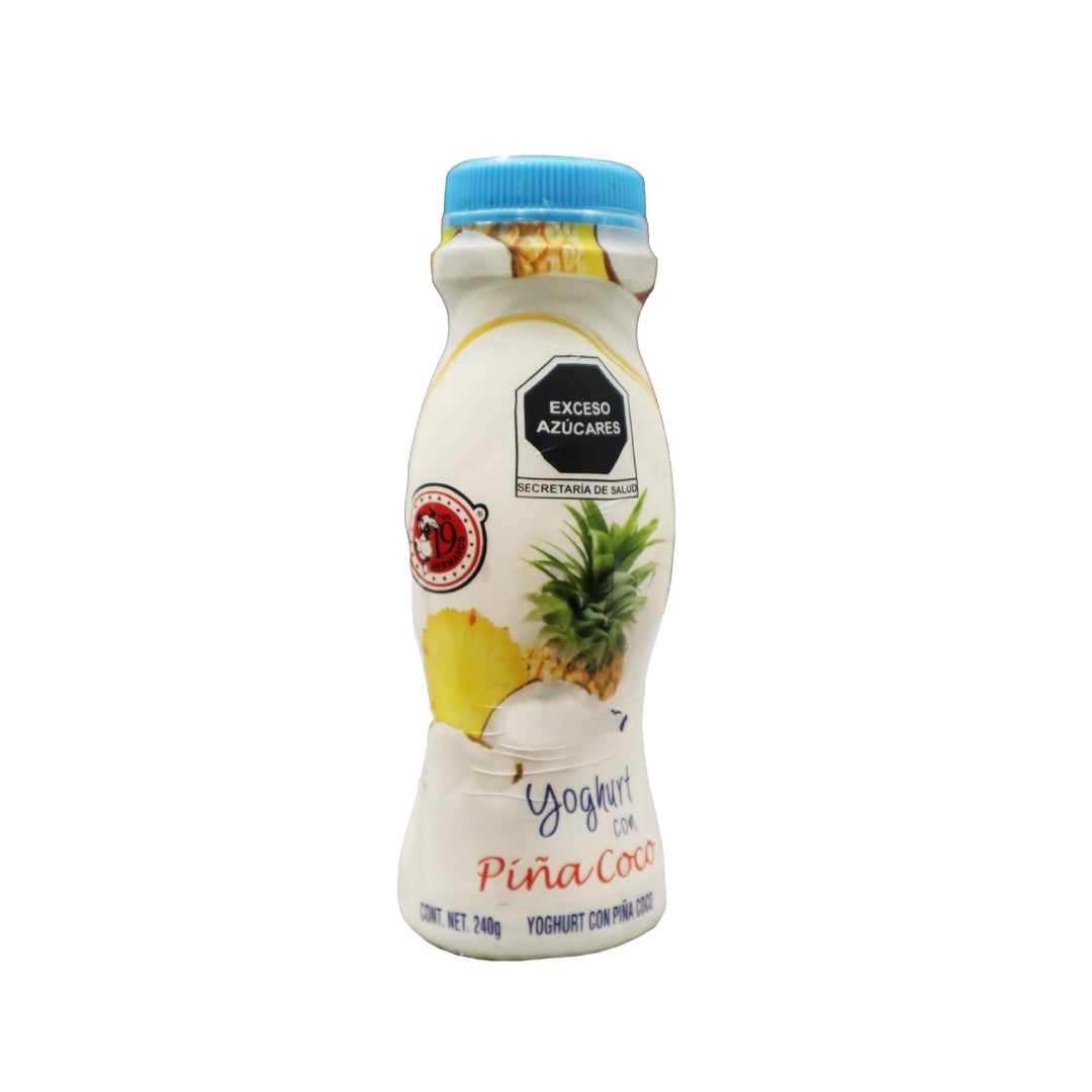 Yogurt 19 Hermanos Beber Piña Coco 240 Ml (30)