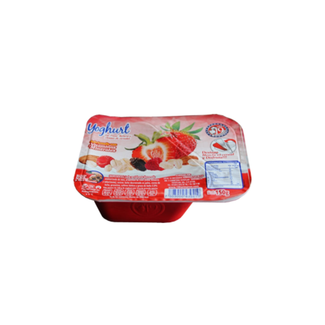 Yogurt 19 Hermanos Fresa Con Cereal 150 Gr (1)