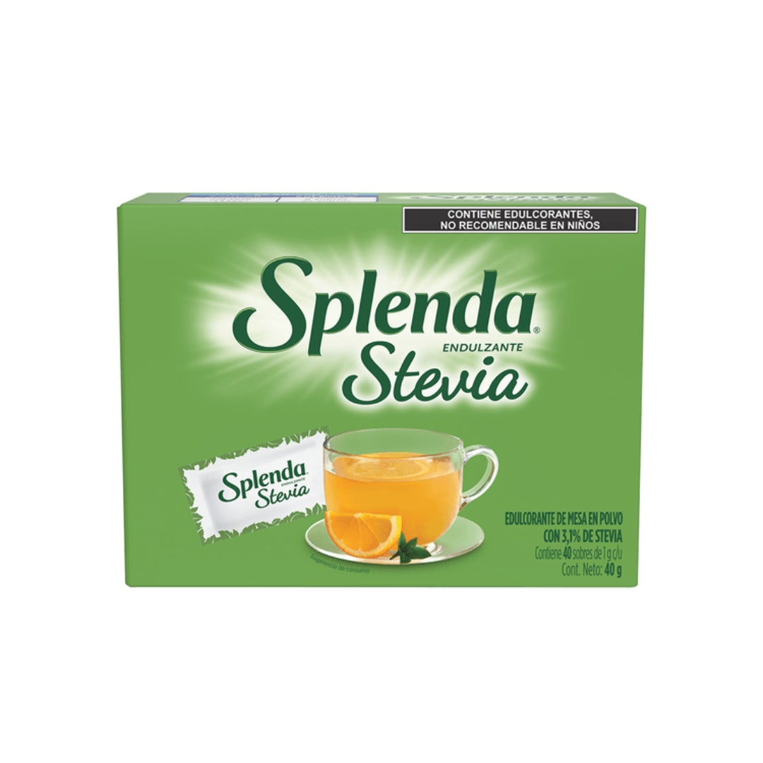 Azucar Sustituto Splenda Stevia 40 Gr (12)