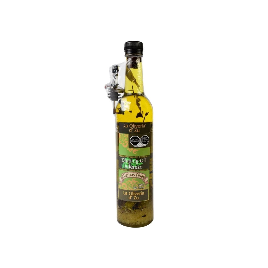 Aderezo La Olivera d´Zu Dipping Oil Hierbas Finas 490 Ml (1)