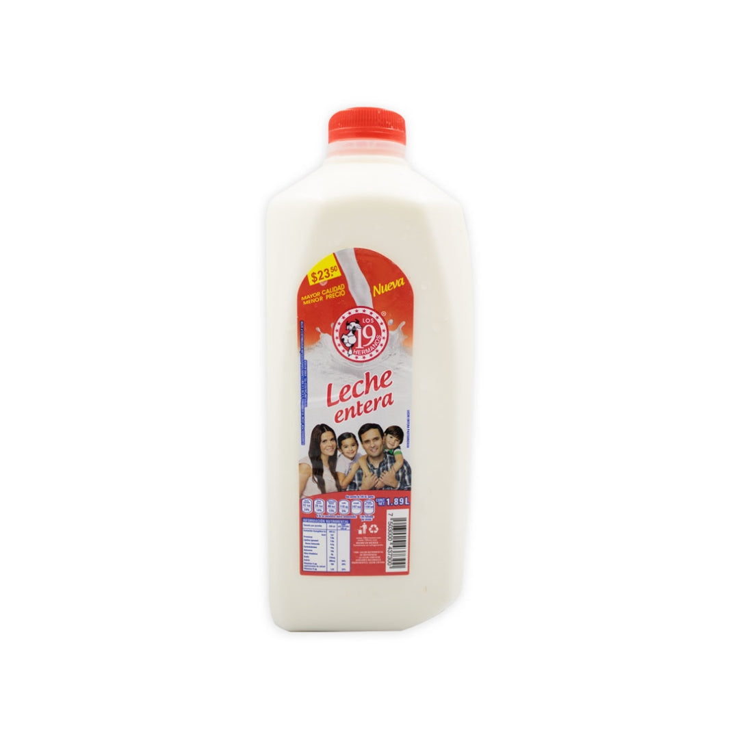 Leche Fresca 19 Hermanos Entera 1.89 LT (1)