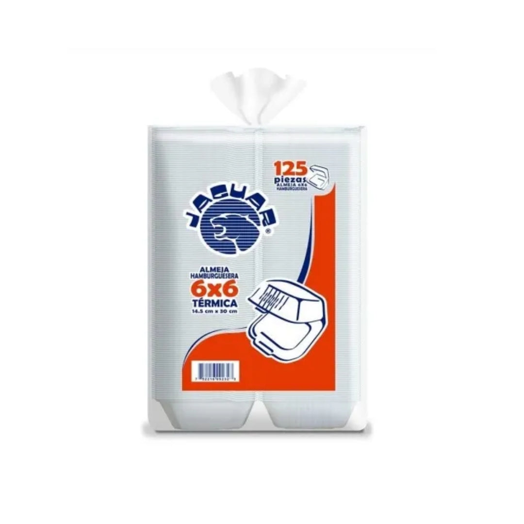 Contenedores Jaguar Para Hamburguesa 6X6 125 Pz (4)