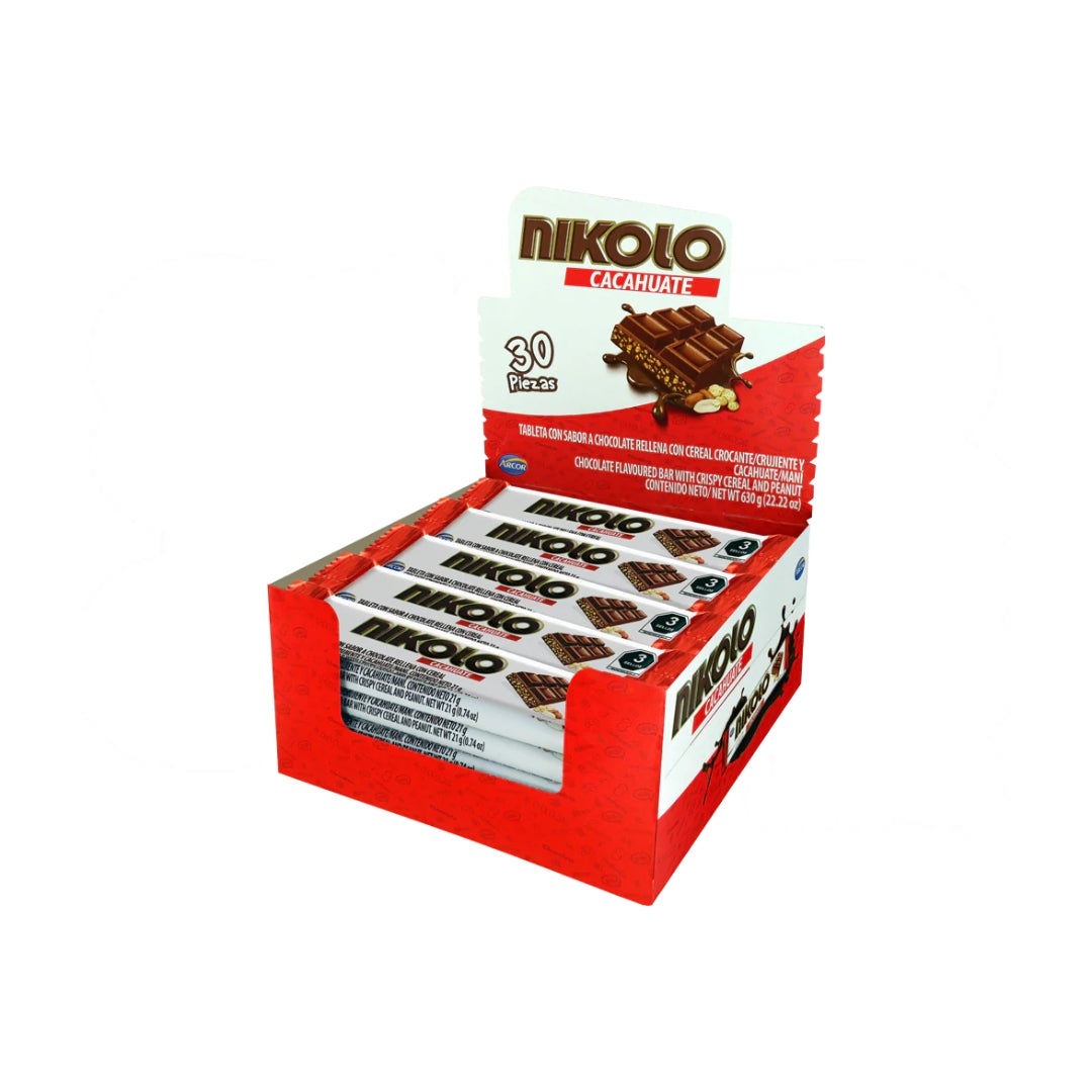 Chocolate Dulce Nikolo Cacahuate 630 Gr
