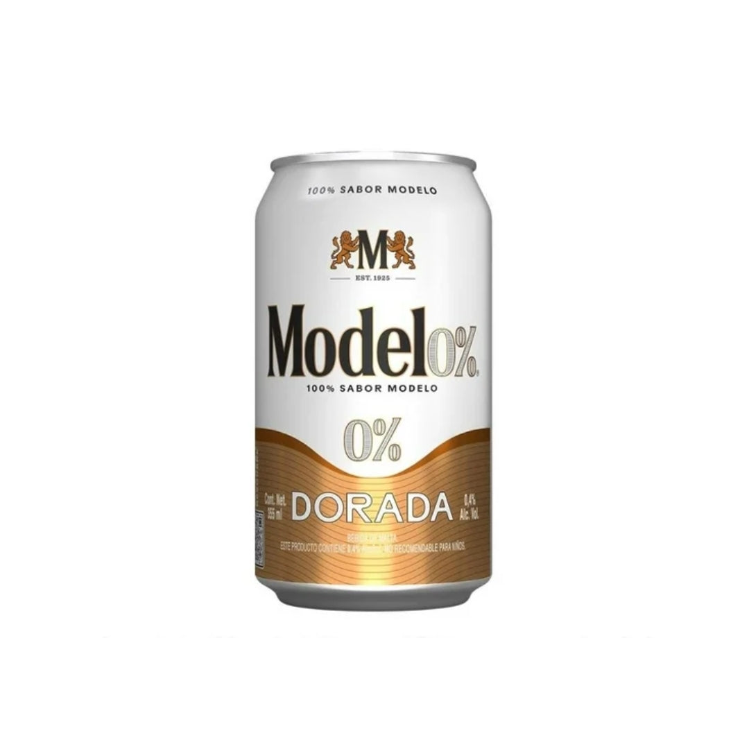 Cerveza Modelo Cero Dorada Lata 355 Ml