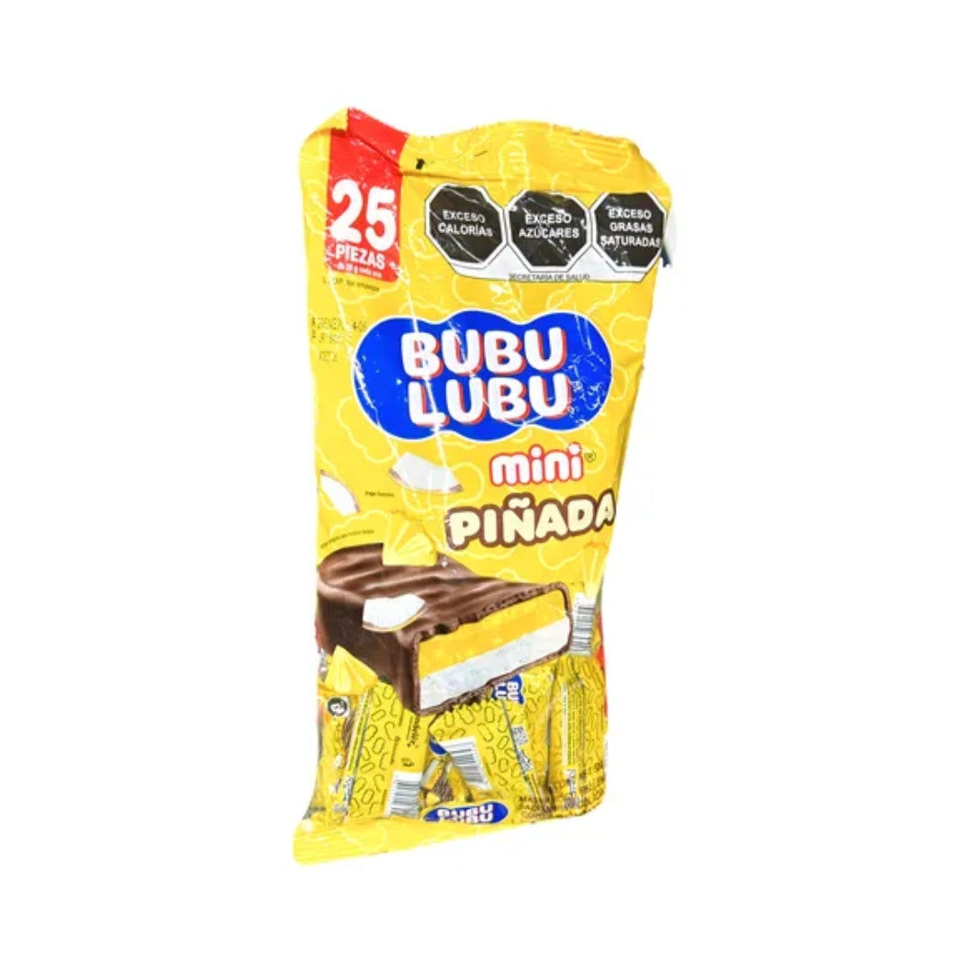 Chocolate Dulce  Ricolino Bubulubu Mini Piña 25 Pz (10)