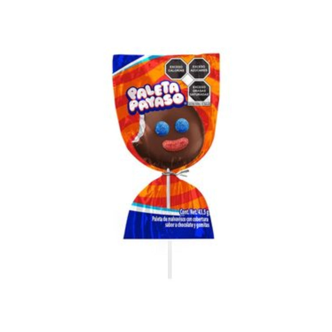 Chocolate Dulce Ricolino Paleta Payaso 43.5Gr