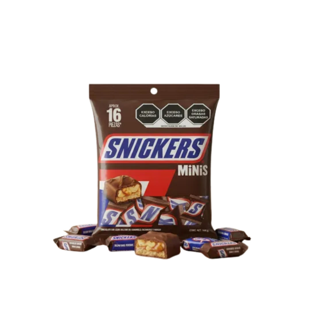 Chocolate Dulce Snickers Minis 144 Gr (12)