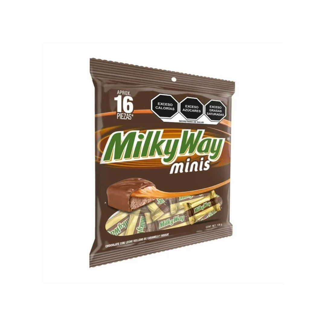 Chocolate Dulce Milky Way  Minis 136 Gr (12)