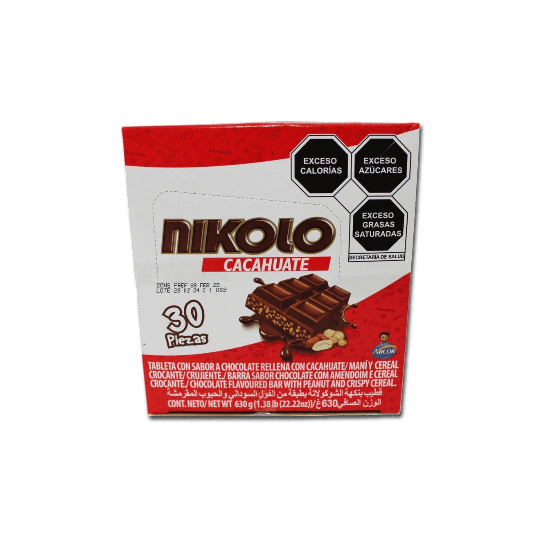 Chocolate Dulce Nikolo Cacahuate 630 Gr (16)