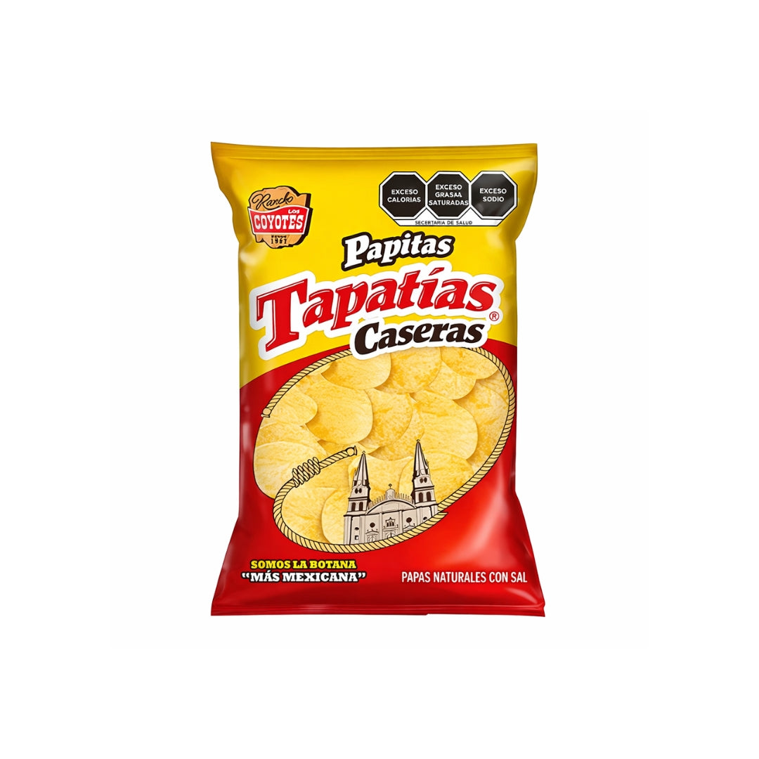 Botana Los Coyotes Papatias Caseras 55 Gr (30)