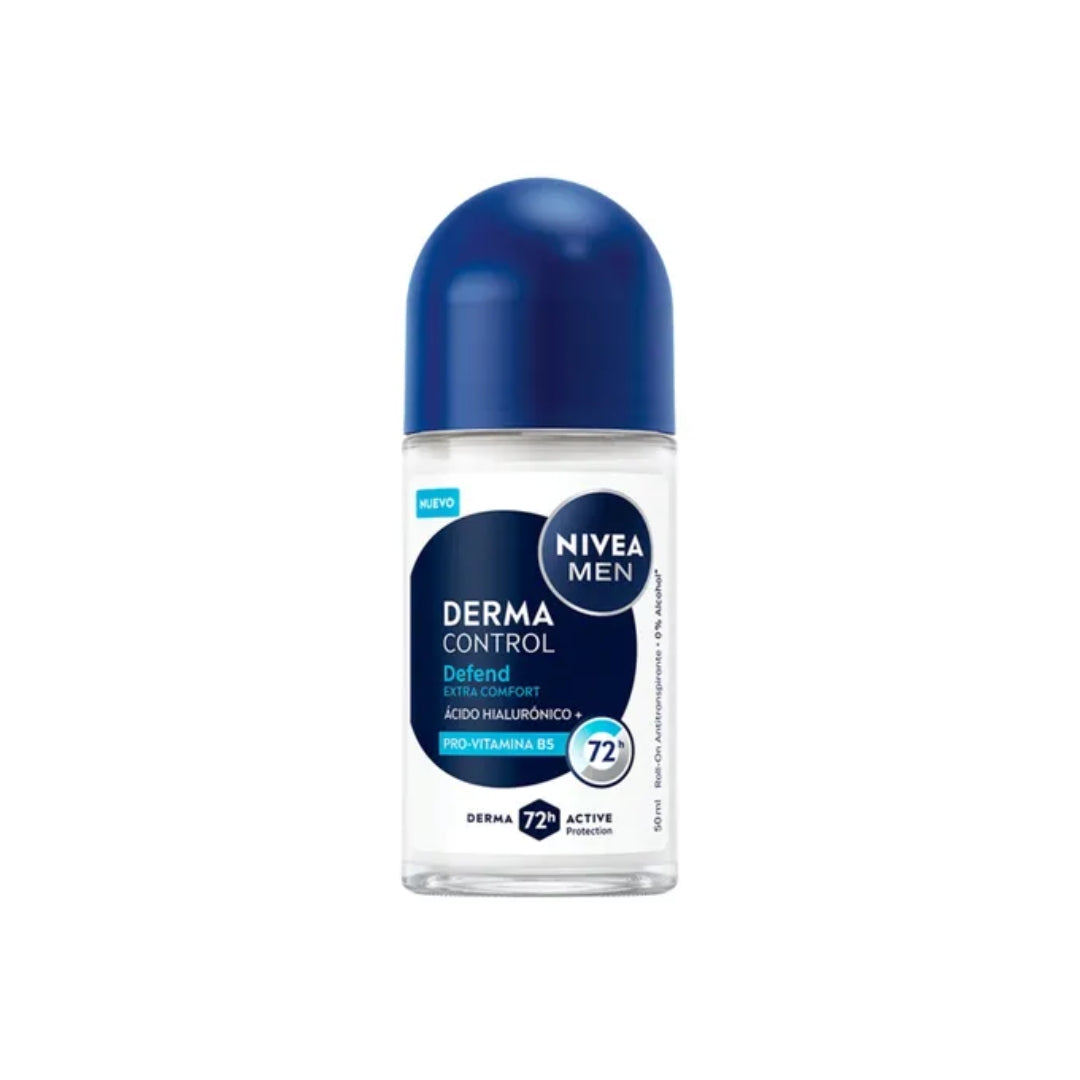 Desodorante Nivea Rollon Men Derma Control 50 Ml (24)
