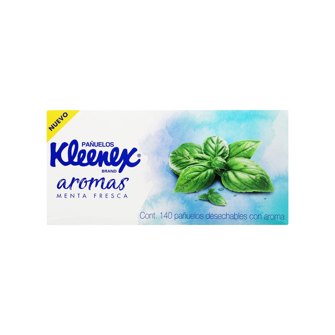 Pañuelo Kleenex Menta Fresca 140 Hjs (48)