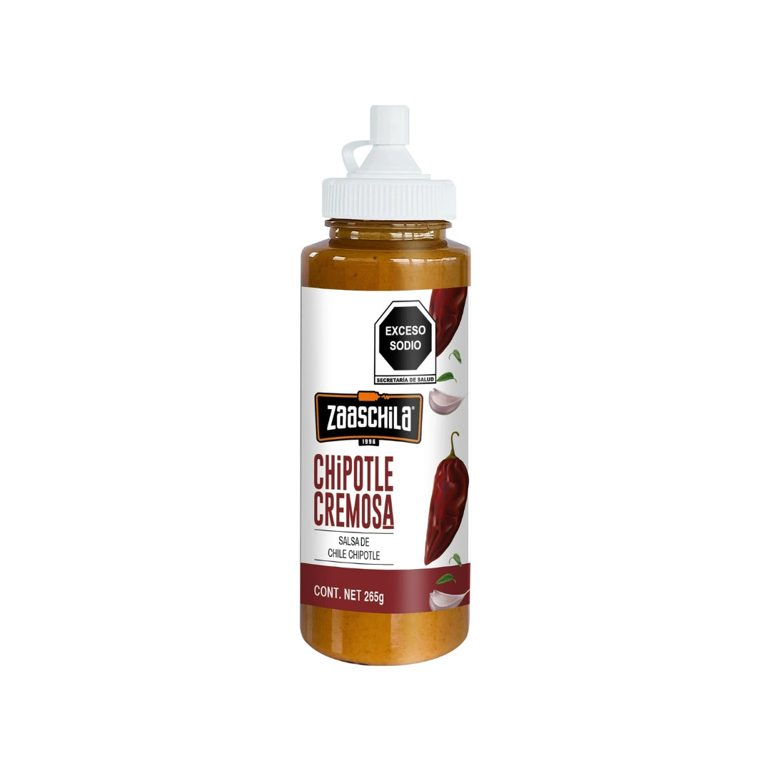 Salsa Picante Zaaschila Chipotle Cremosa 265 Gr (1)