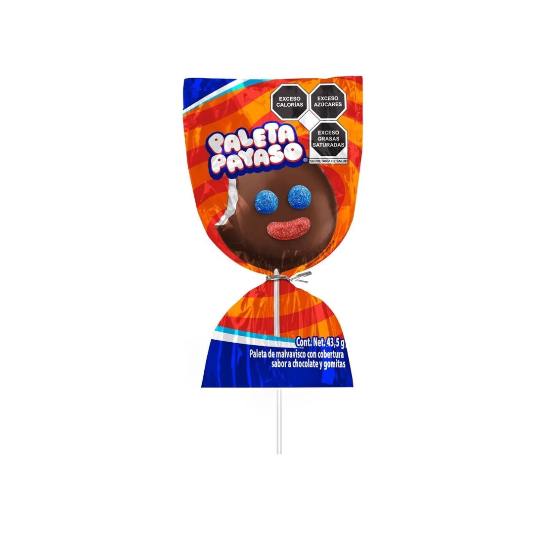 Chocolate Dulce Ricolino Paleta Payaso 12/10/43.5Gr