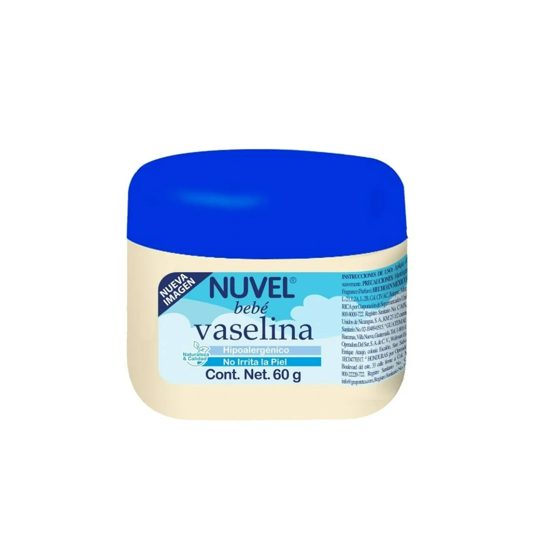 Crema De Tocador Vaselina Nuvel Bebe 60 Gr (12)