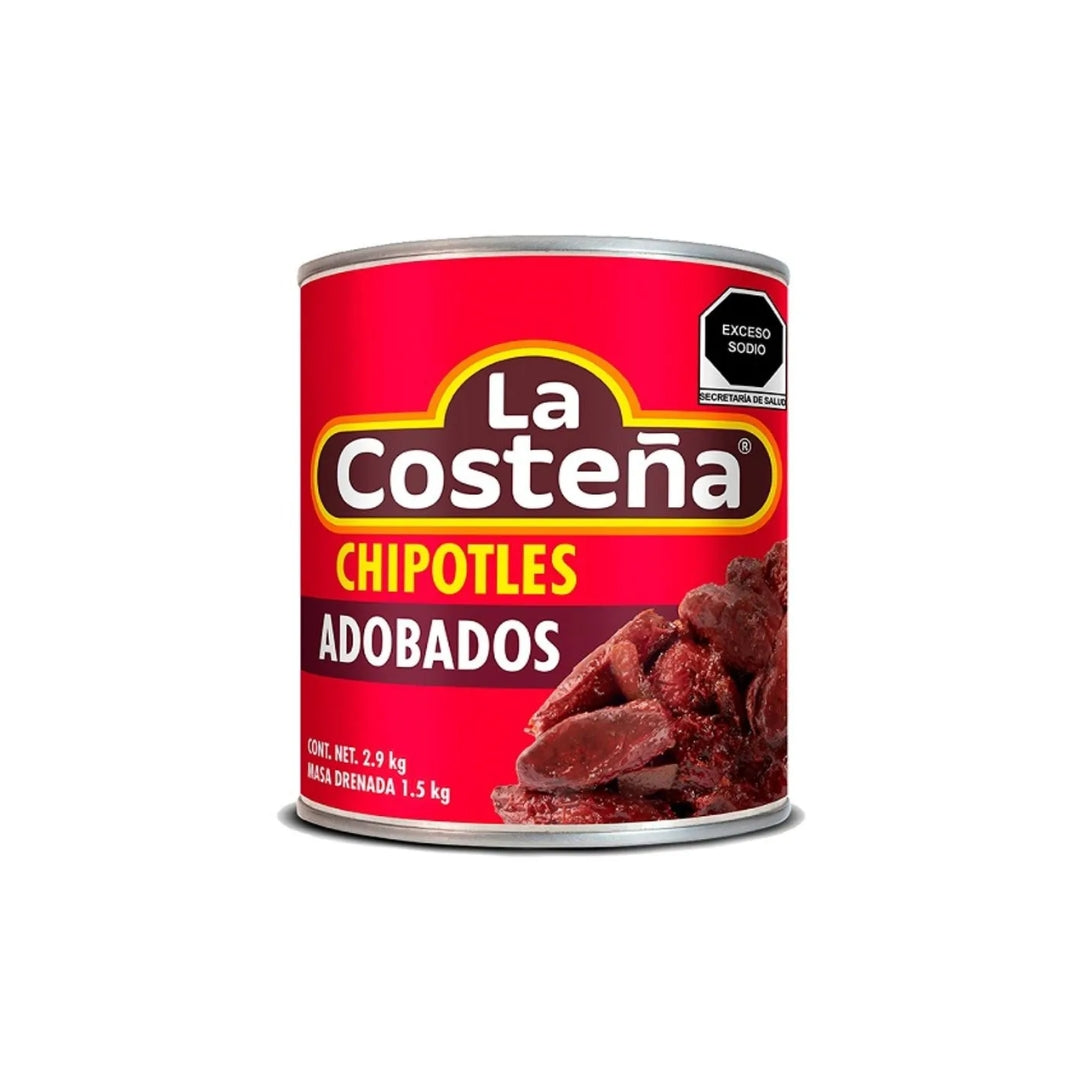 Chiles En Lata Costeña Chipotle 2.9 Kg (6)