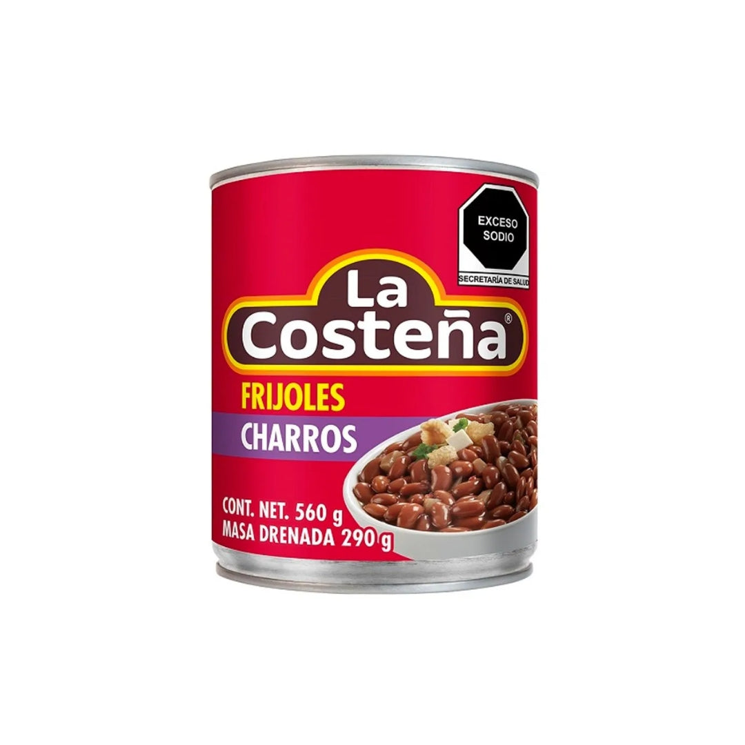 Frijol Costeña Charros Lata 560 GR (1)