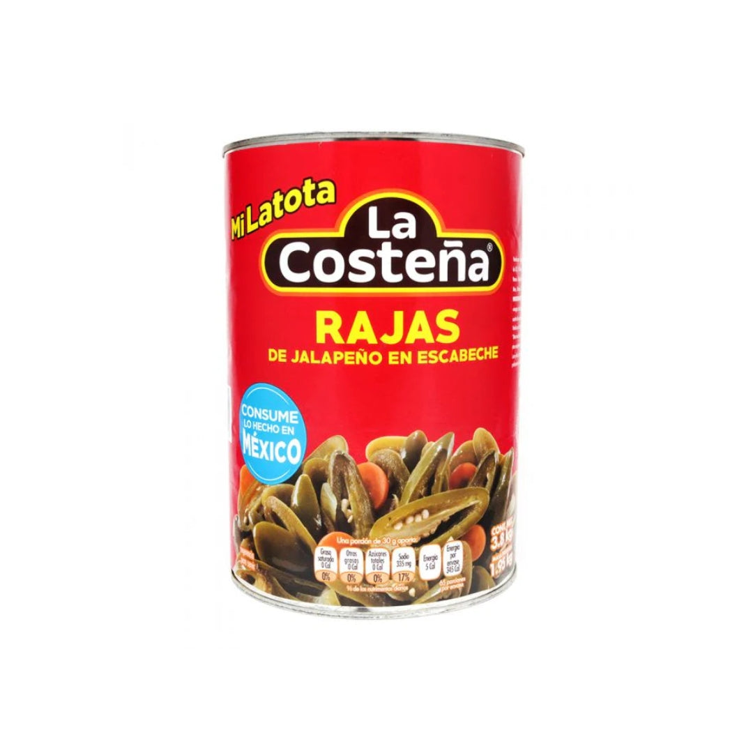 Chiles En Lata Costeña Rajas 3.8 Kg (6)