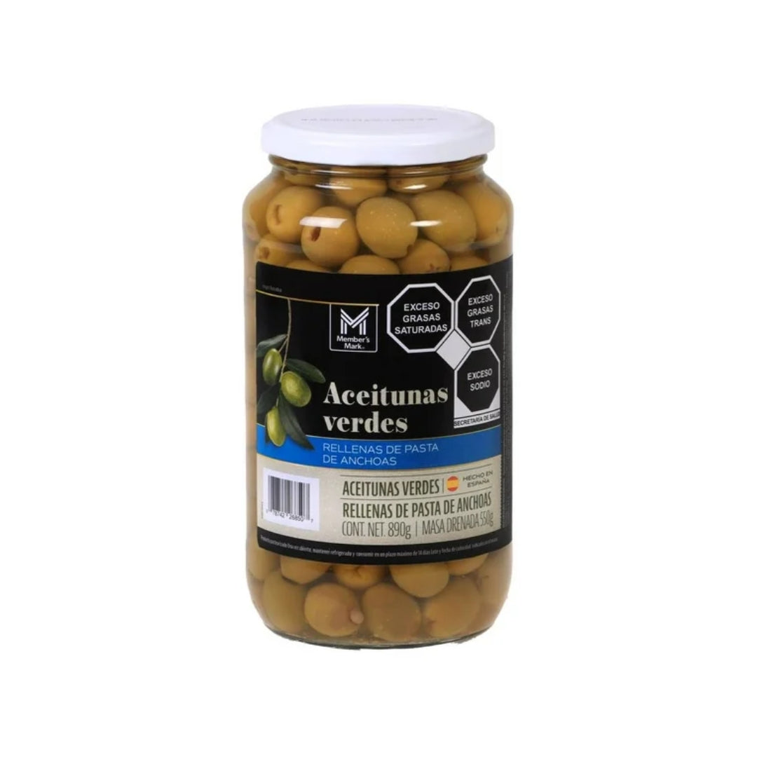 Aceitunas Members Verdes Rellenas 890 Gr (1)