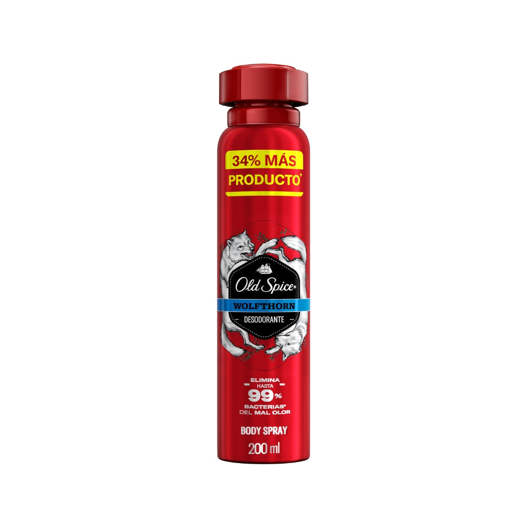 Desodorante Old Spice Aerosol Wolfthorn 200 Ml (1)