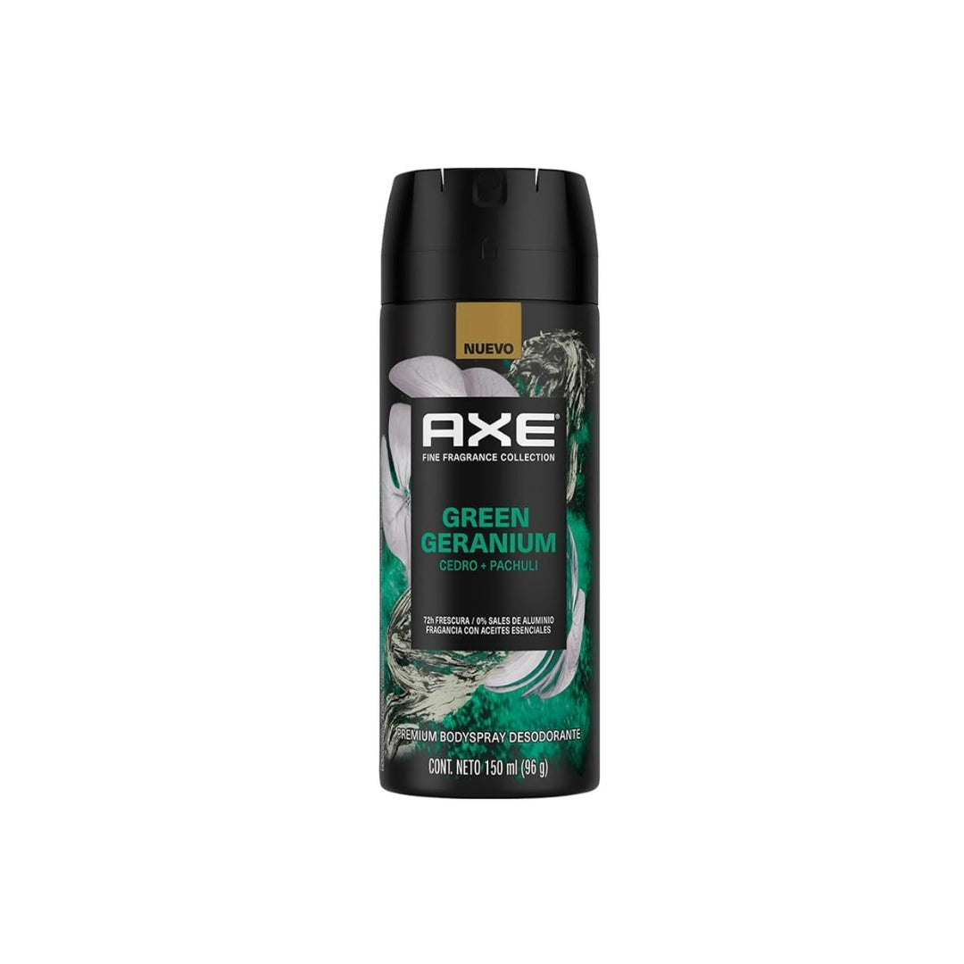 Desodorante Axe Aerosol Men Green Geranium 150 Ml Pz (12)