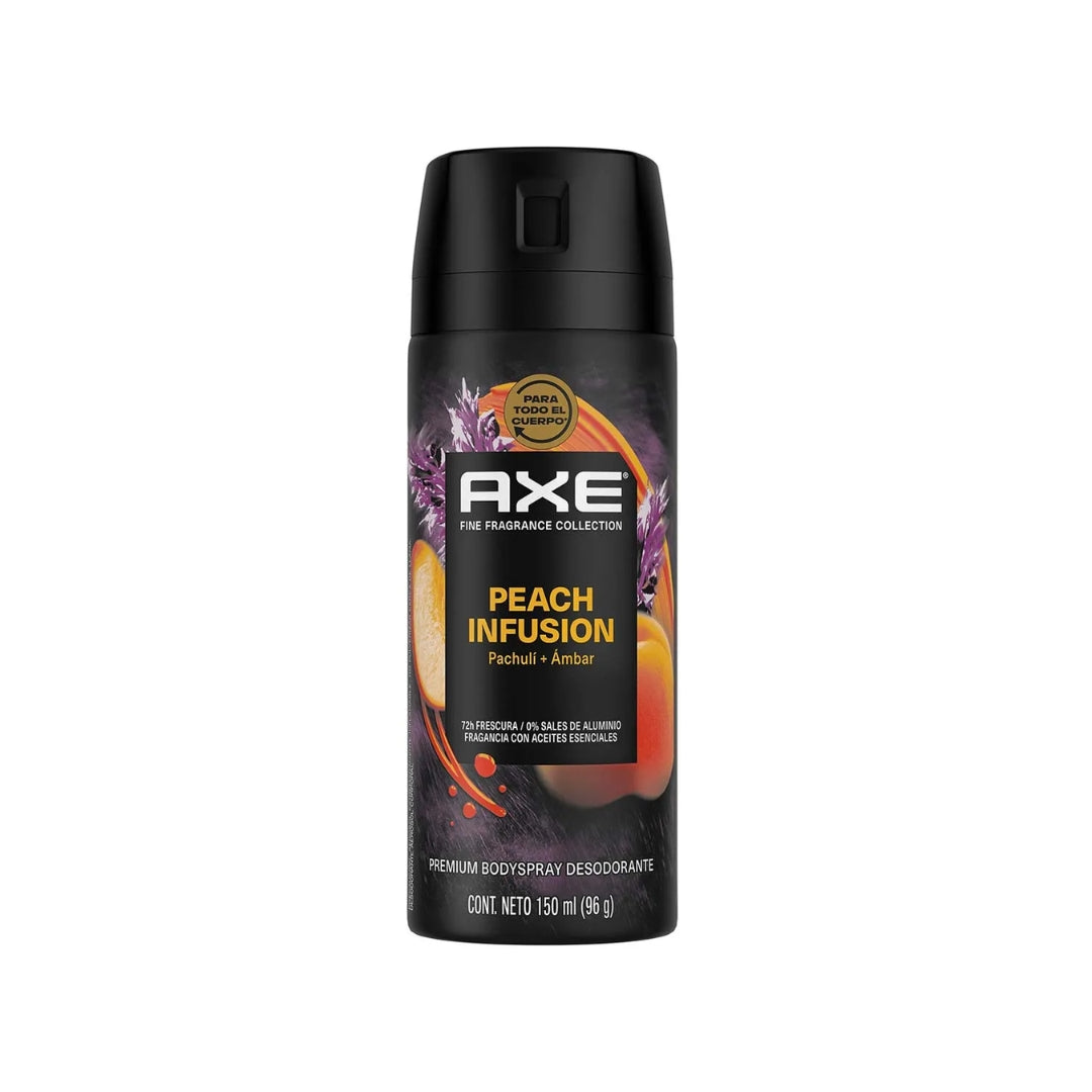 Desodorante Axe Aerosol Men Peach Infusion 150 Ml Pz (12)