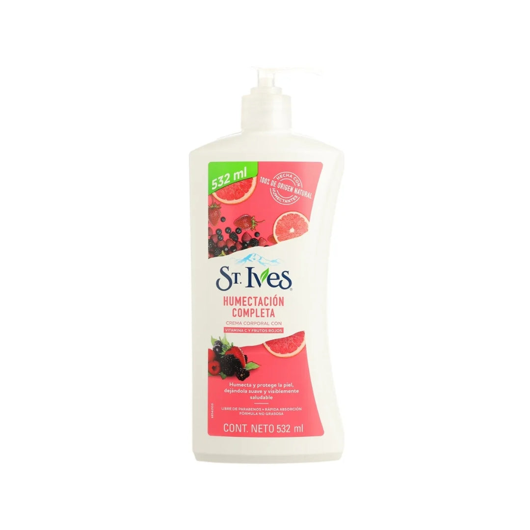 Crema De Tocador St Ives Frutos Rojos 532 Ml (12)