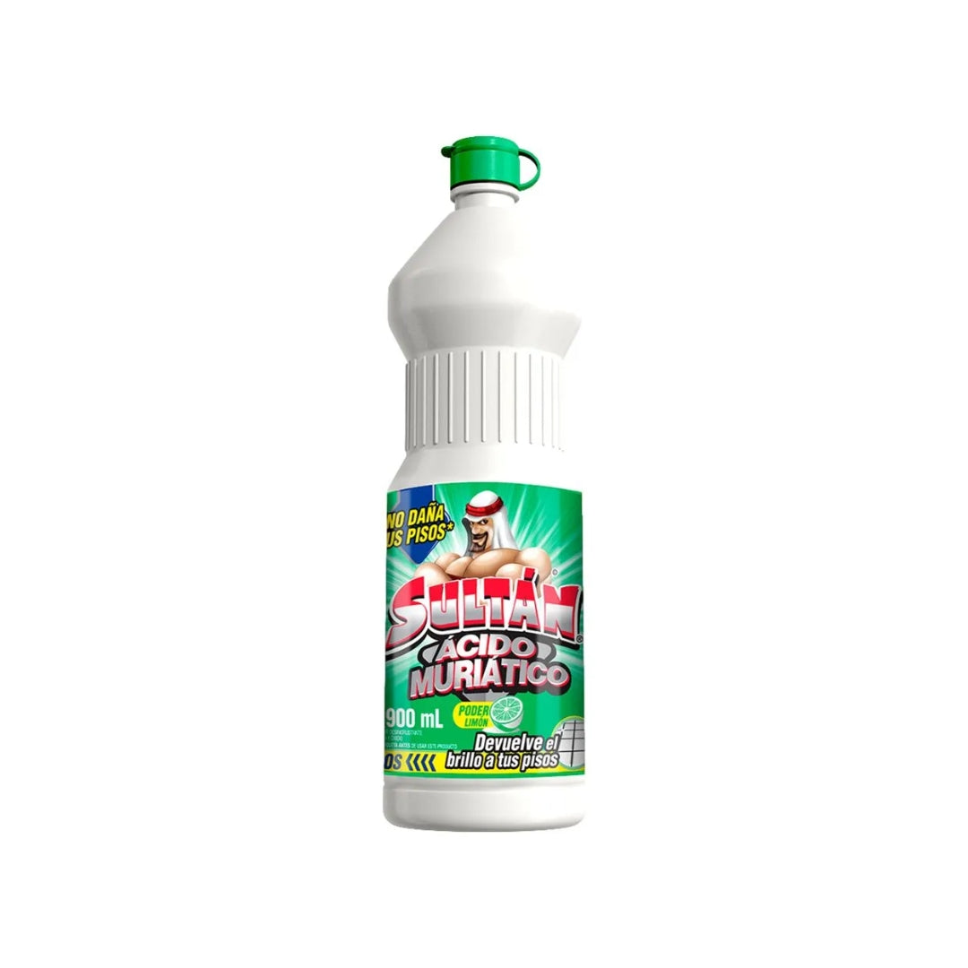 Limpiador De Baño Sultan Acido Muriatico Limon 900Ml (15)