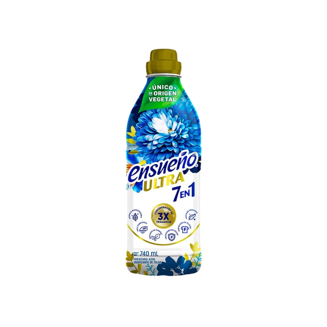 Suavizante Ensueño Ultra Frescura Azul 740 Ml (12)