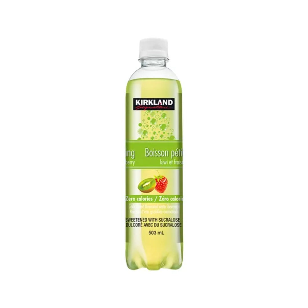 Agua Sabor Kirkland Sparkling Kiwi Fresa 503 Ml (24)