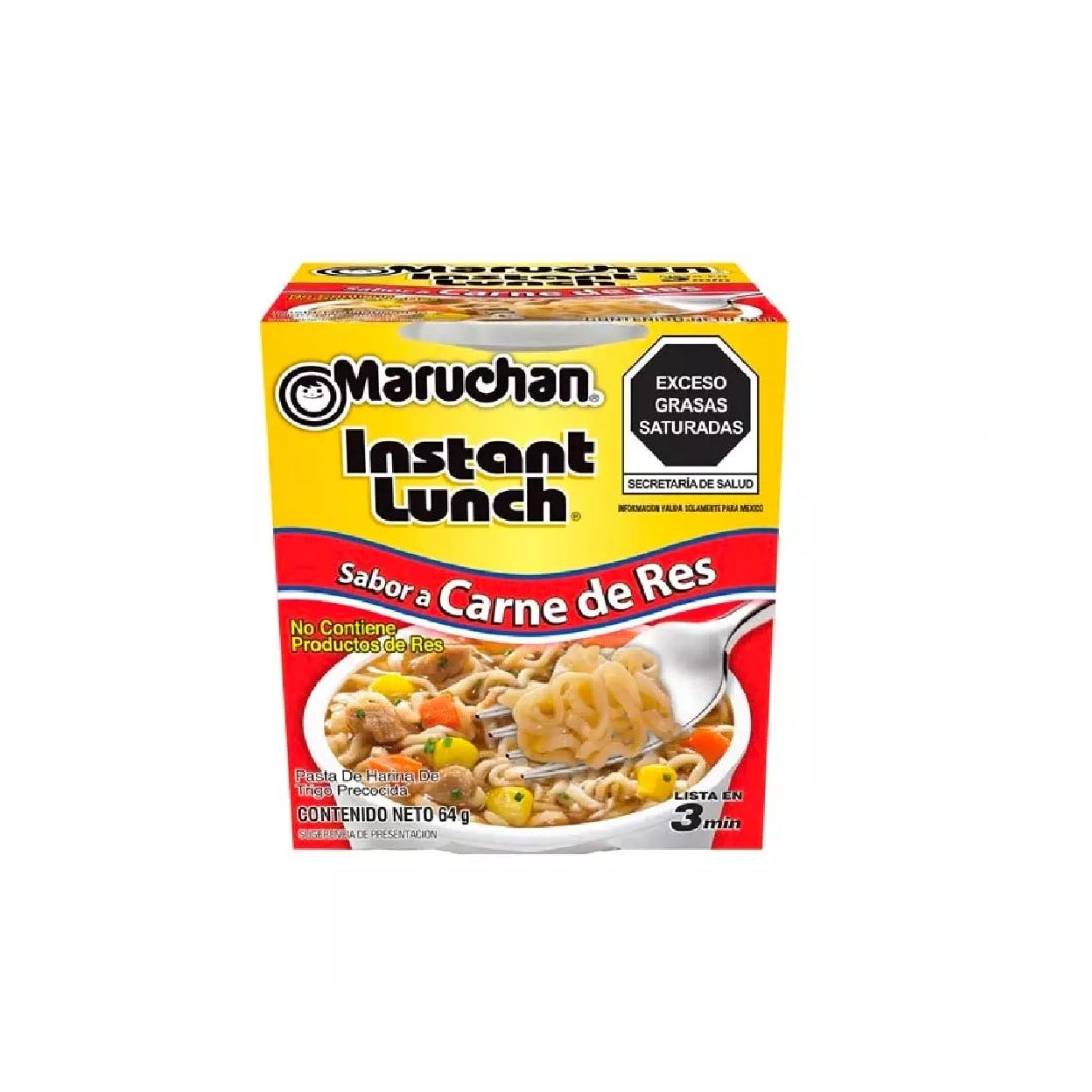 Sopa Instantanea Maruchan Carne De Res 64Gr (12)