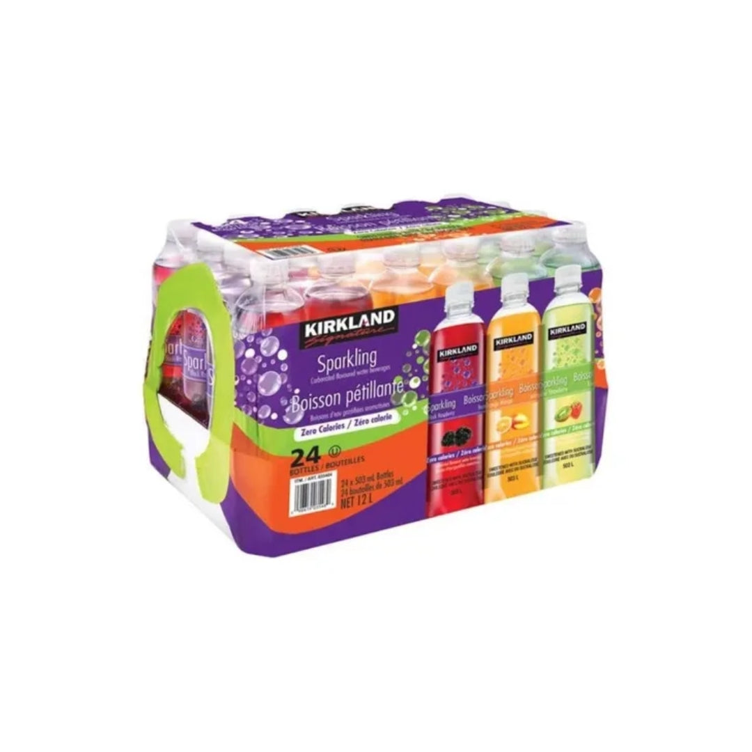 Agua Sabor Kirkland Sparkling Mango Naranja 503 Ml (24)
