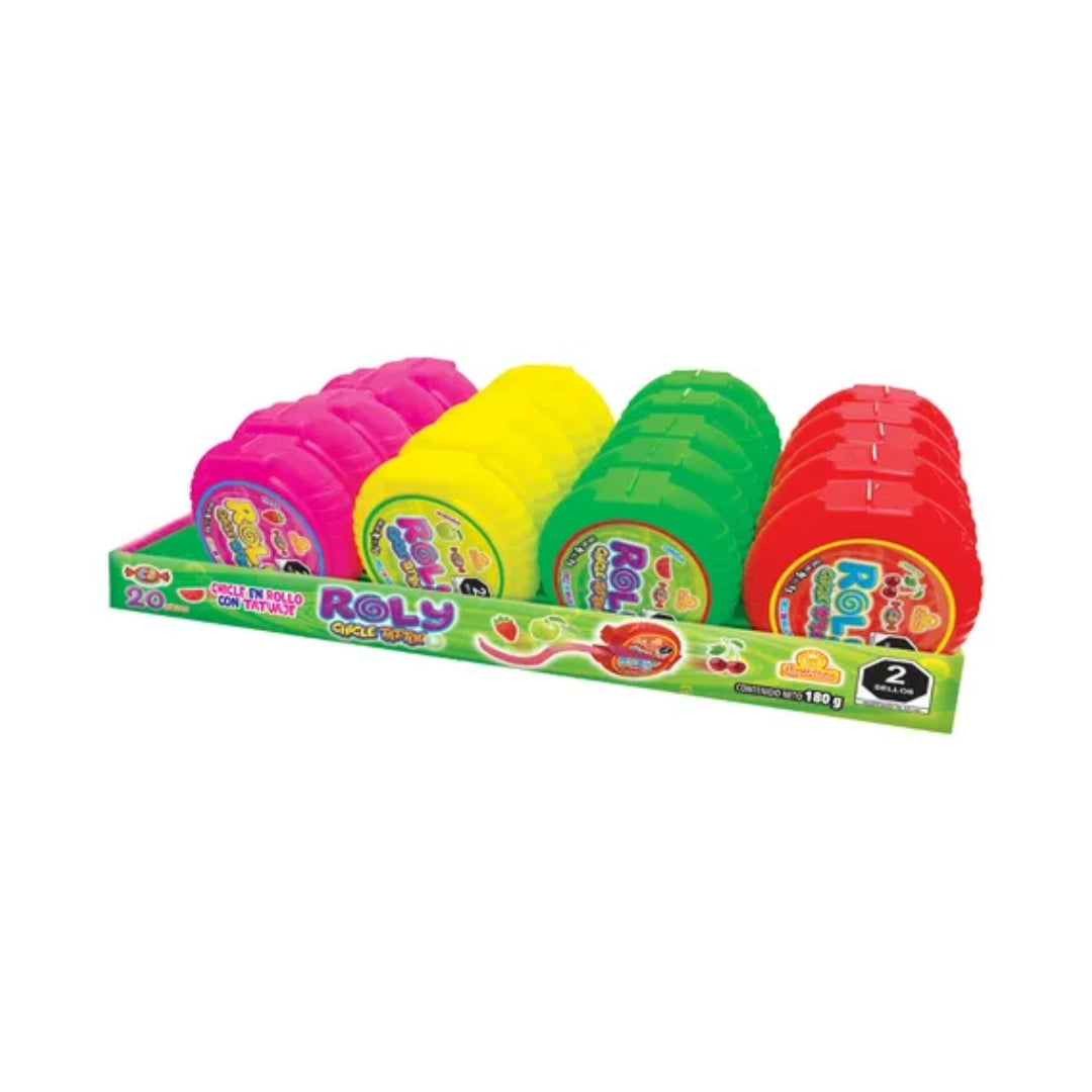 Dulce Pieza Las Delicias Roly Chicle Tatto 9 Gr (20)