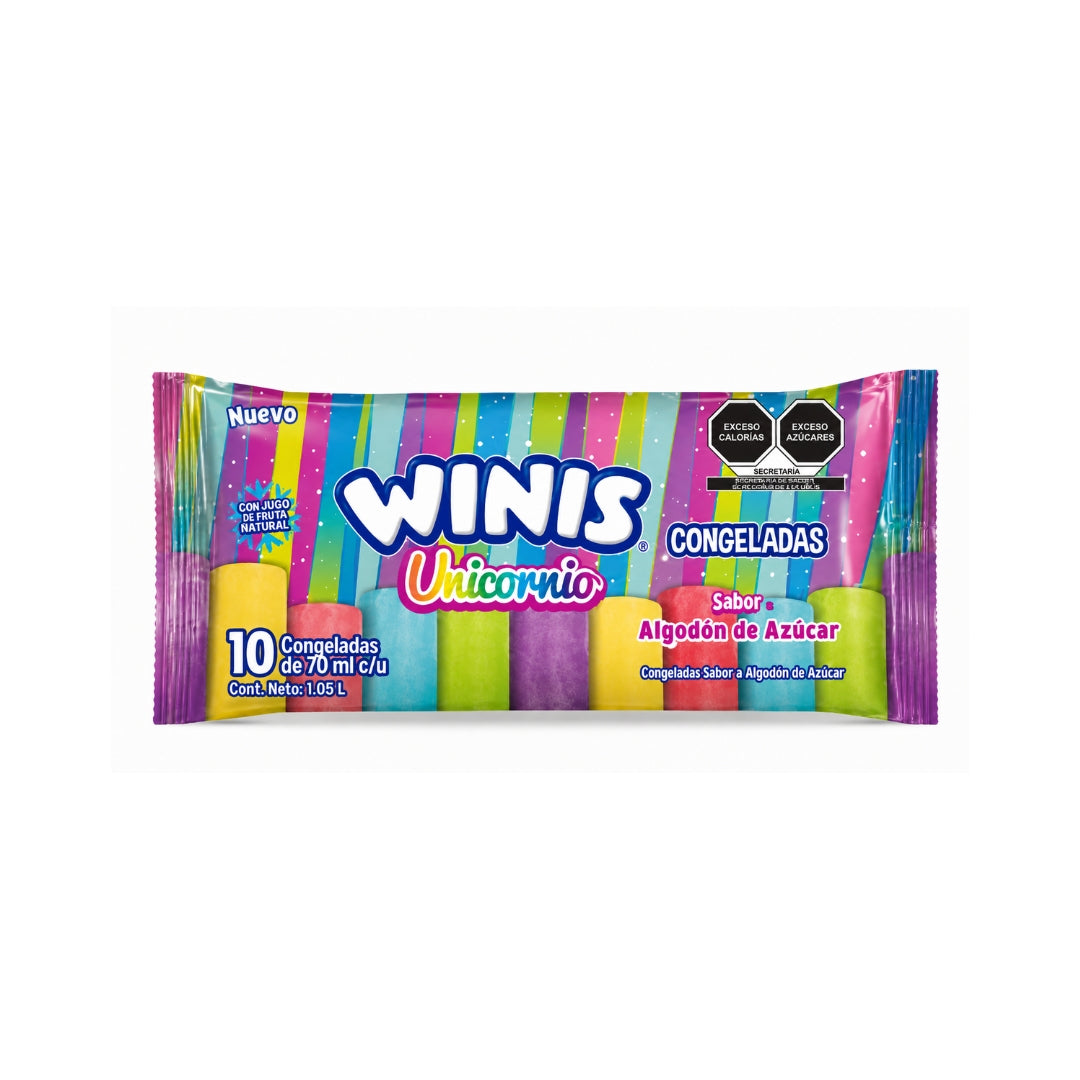 Dulce Pieza Winis Unicornio Congelados 700 Ml (12)