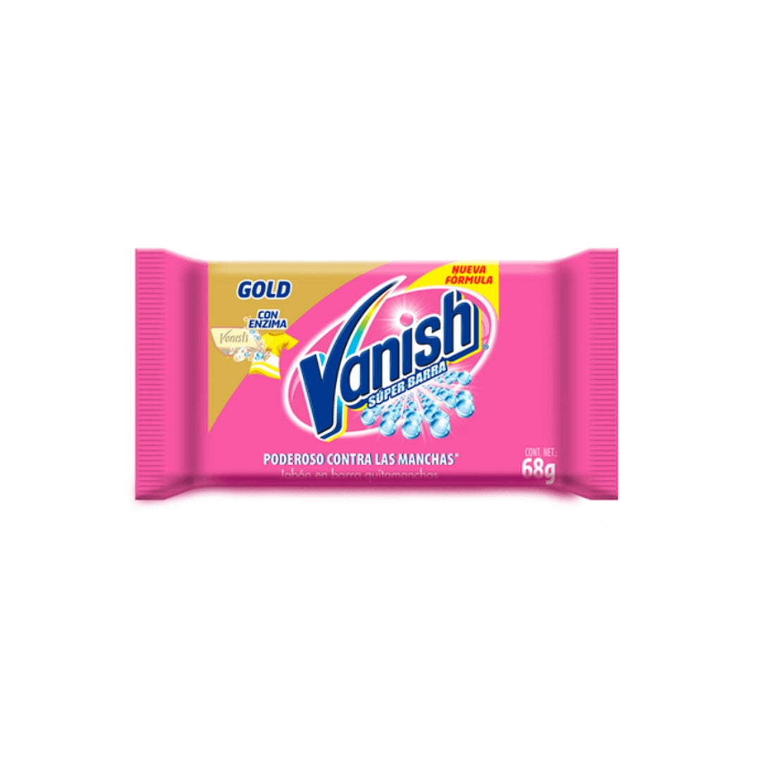 Jabon De Lavanderia Vanish Rosa 68 Gr Pz (10)