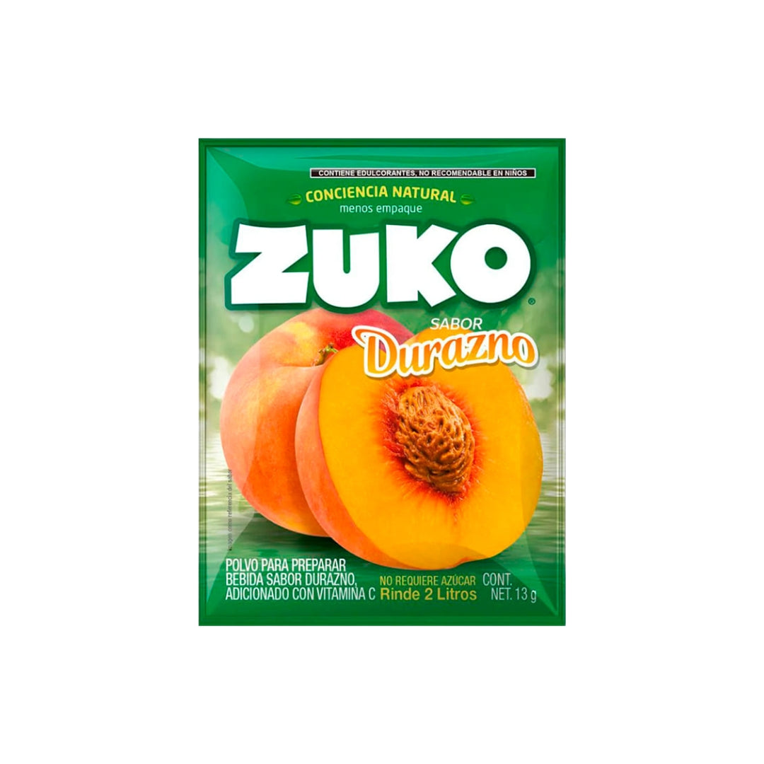Bebida En Polvo Zuko Te De Durazo 13 Gr. (96)