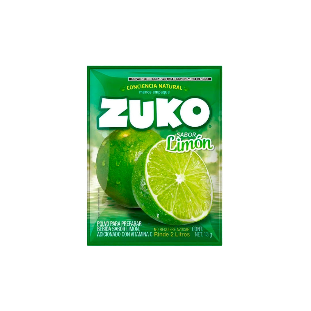 Bebida En Polvo Zuko Te De Limon 13 Gr. (96)