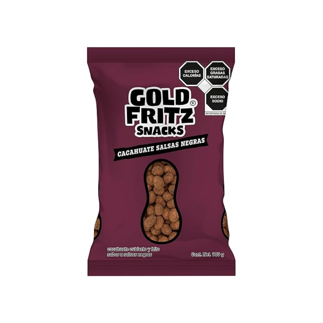 Botana Gold Fritz Cacahuate Salsas Negras 900 Gr (1)