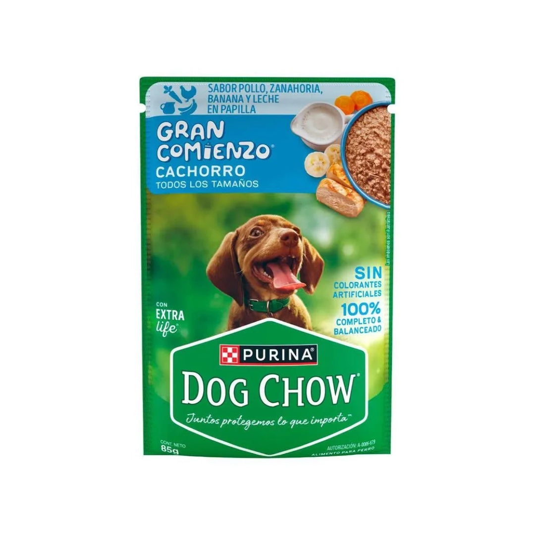 Alimento Perro Sobre Dog Chow Cachorro Pollo 85 Gr Pz (12)