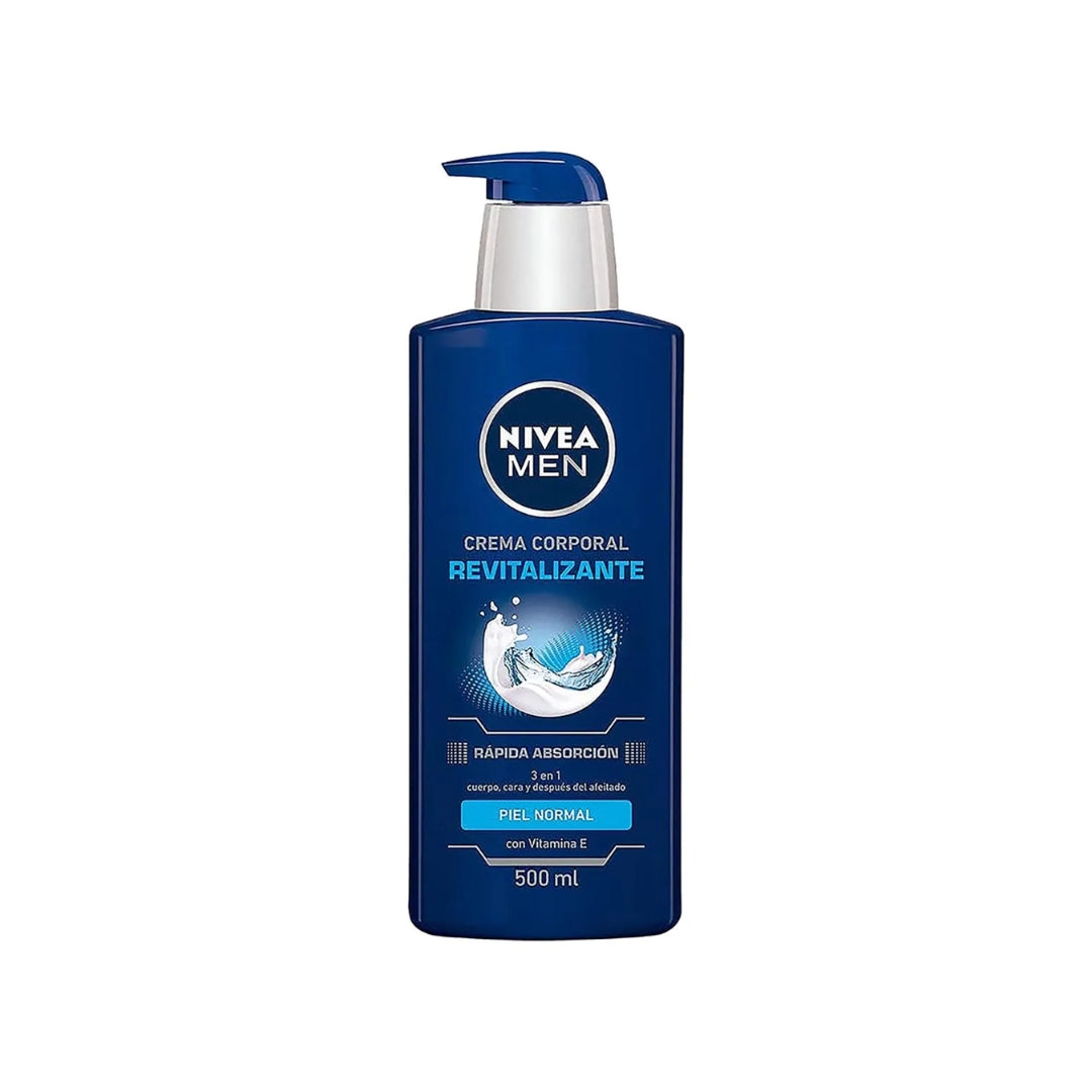 Crema De Tocador Nivea Men Revitalizante 500 Ml (12)