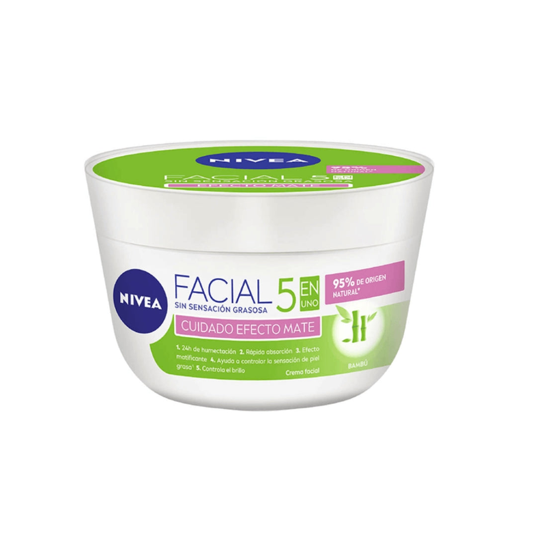 Crema De Tocador Nivea 5 En 1 Efecto Mate 200 Ml (12)