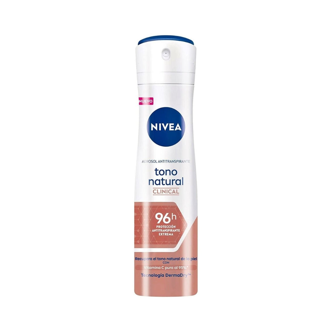 Desodorantes Nivea Aerosol Women Tono Natural 150 Ml (12)