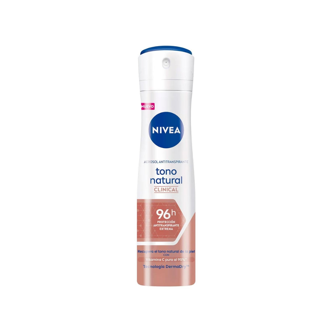 Desodorantes Nivea Aerosol Women Tono Natural Clinical 150 Ml (12)
