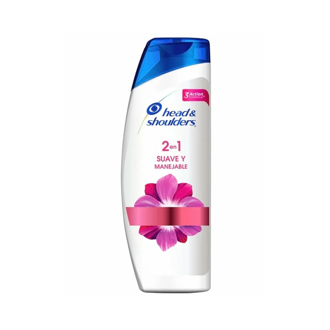 Shampoo Head & Shoulders Suave Y Manejable 180 Ml (12)