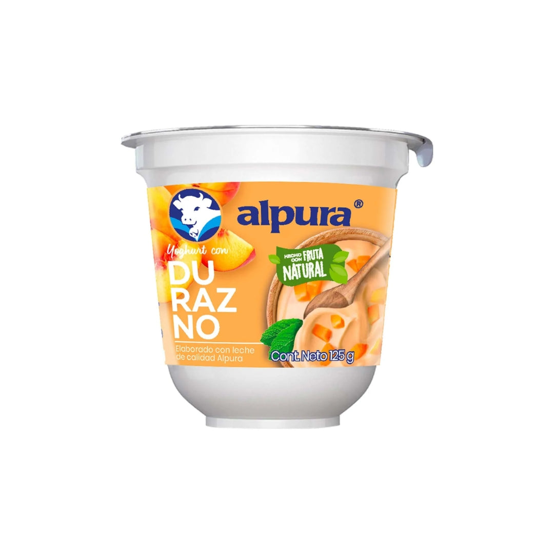 Yogurt Alpura Batido Durazno 125 Gr (1)