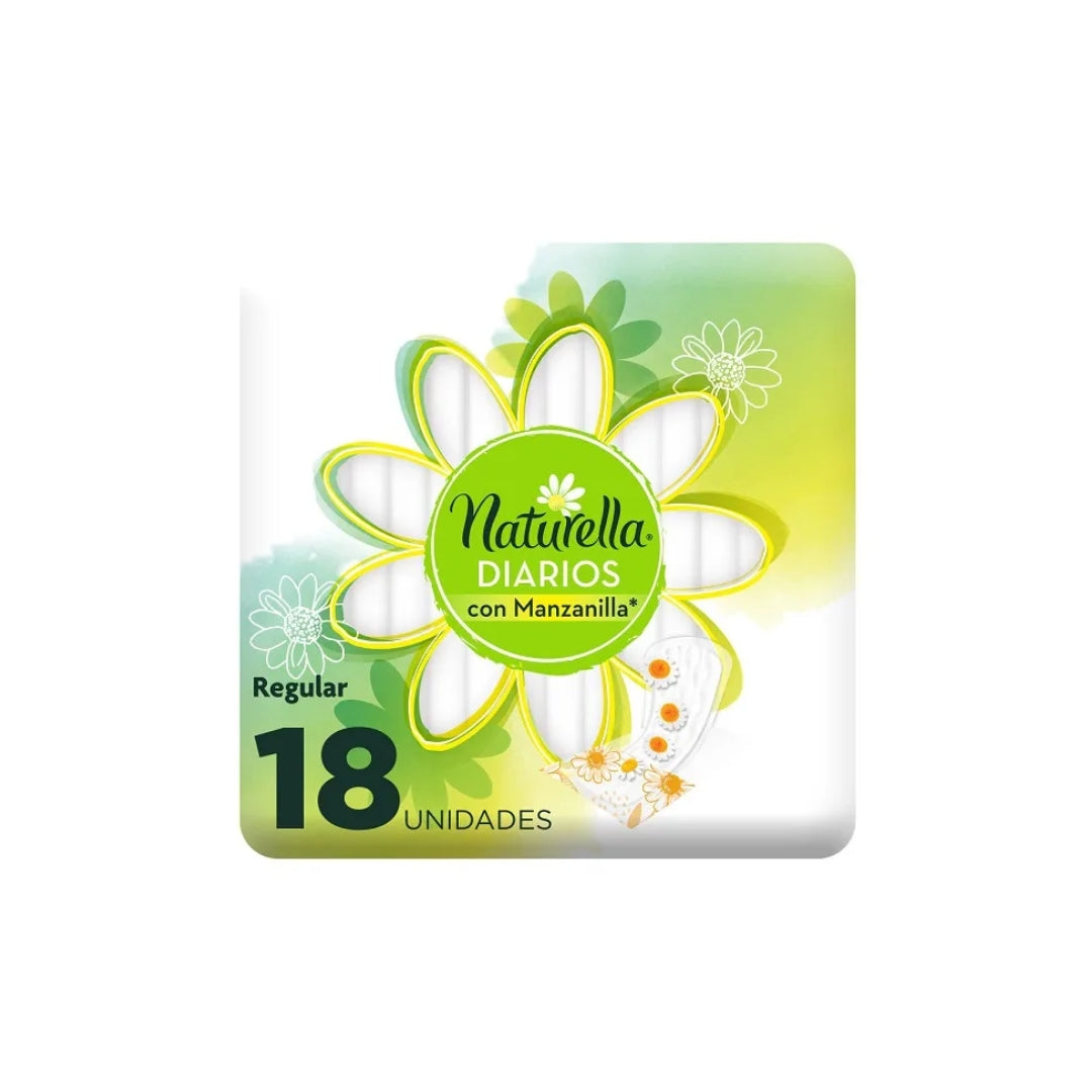 Panty Naturella Regular Con Manzanilla 18 Pz (24)