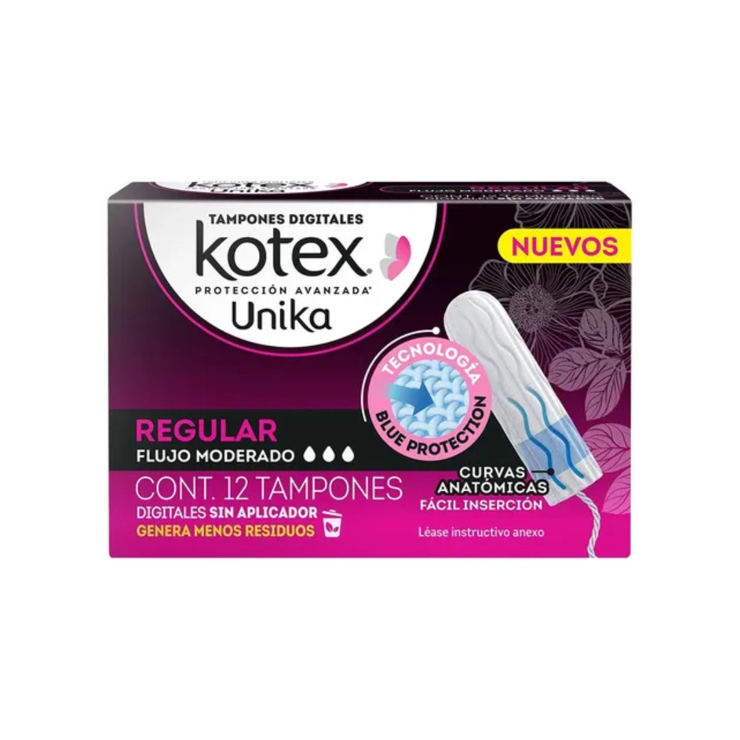 Toalla Femenina Kotex Tampones Digitales Regular 12 Pz (16)