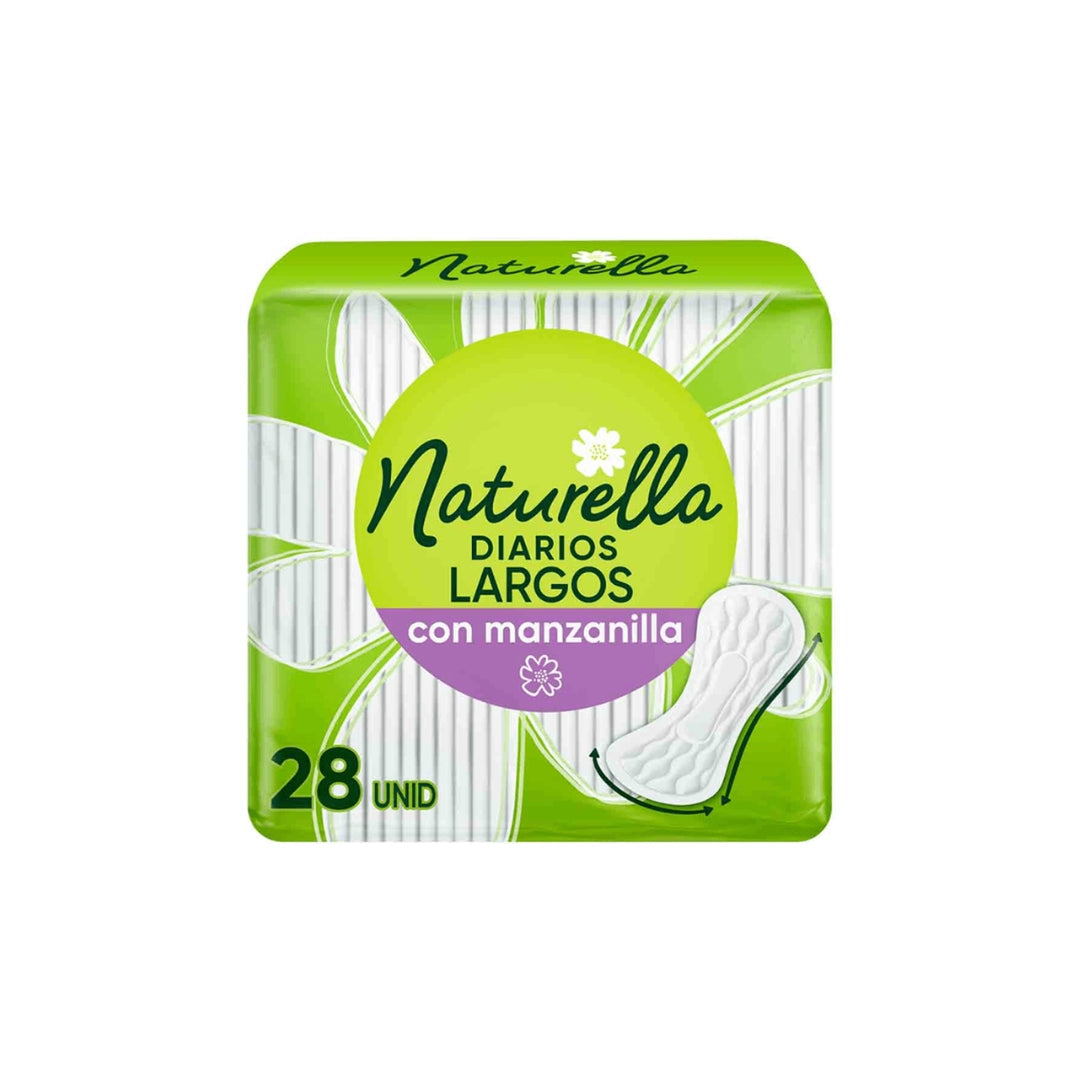 Panty Naturella Diarios Largos Con Manzanilla 28 Pz (24)