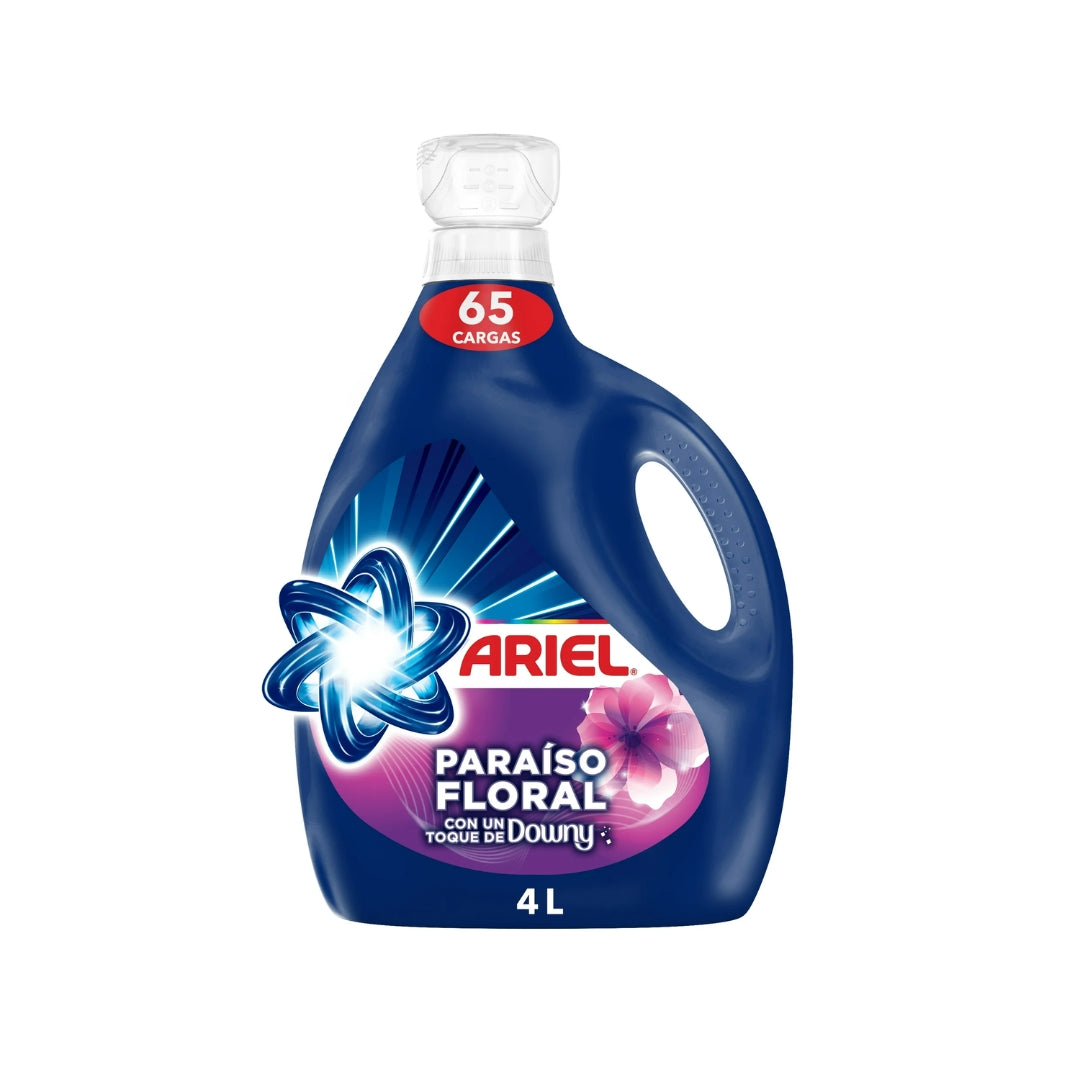 Detergente Ropa Liquido Ariel Paraiso Floral 4 Lt (2)