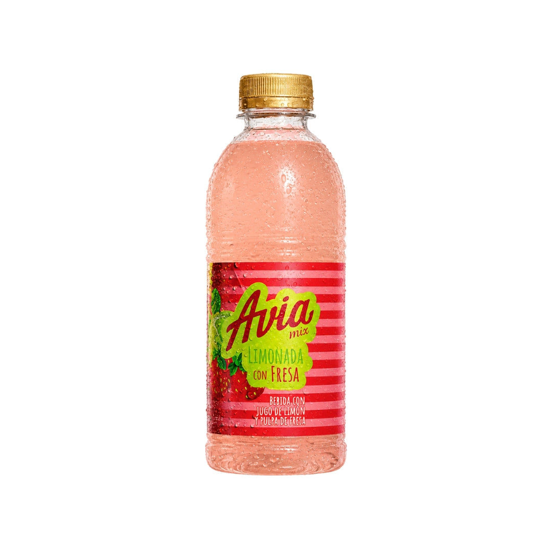 Agua Sabor Avia Limonada Con Fresa 1 Lt (12)
